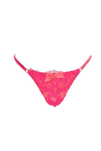 Agent Provocateur Womens Thongs Luxurious Elegant Floral Soft Pink Size S - £86.41 GBP