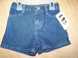 Baby Girl&#39;s Size 18 Months Lee Riders Denim Blue Jean Shorts Summer New - $10.00