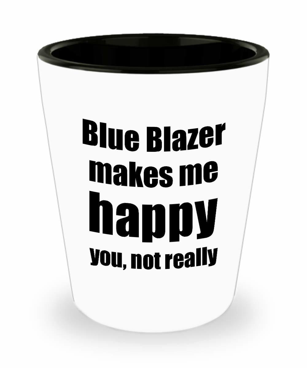 Primary image for Blue Blazer Cocktail Shot Glass Lover Fan Funny Gift Idea For Friend Alcohol Mix