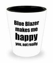 Blue Blazer Cocktail Shot Glass Lover Fan Funny Gift Idea For Friend Alc... - $12.84