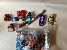 Fast food Toys McDonalds Taco Bell Lego Tick Flintstones Transformers 12 Toys - £7.82 GBP