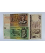 Australia &amp; New Zealand Currency Set Aus 1979 $ 1 &amp; NZ 1977-81 - $52.51