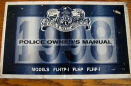 1998 Harley-Davidson Police Owner's Manual FLHTP FLHP Electra Glide Road King - $18.81