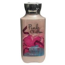 Bath &amp; Body Works Pink Chiffon Body Lotion Vitamin E Shea 8 oz New Sealed - £14.97 GBP