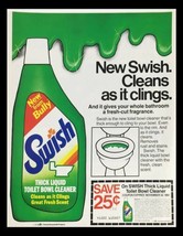 1984 Swish Thick Liquid Toilet Bowl Cleaner Circular Coupon Advertisement - £14.84 GBP