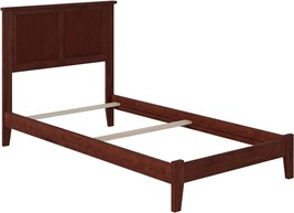 Walnut Twin Xl Afi Madison Traditional Bed With Open Footboard And Turbo - £246.76 GBP