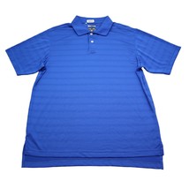 Adidas Shirt Mens Medium Blue Polo Golf Golfing Lightweight Tennis Casual - £14.43 GBP