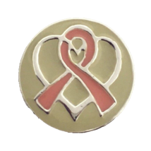Authentic Kameleon Pink Ribbon &amp; Silver Heart Jewelpop Jewel Pop Kjp119 New - $20.89