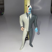 Vtg  1998 Kenner Batman Animated Series Two-Face Harvey Dent Figure WhiteGray F6 - £9.52 GBP