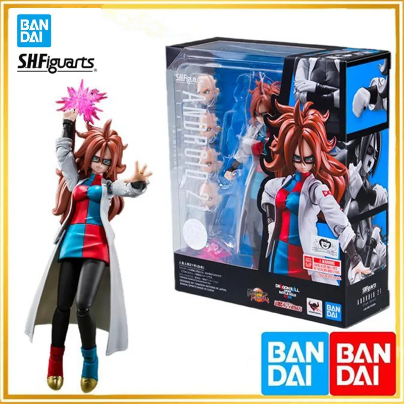 Shfiguarts android 21 dragon ball original fighters dlc white clothes shf action figure thumb200