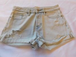 Pacsun Ladies Women&#39;s Size 25 Girlfriend Short Jean Shorts Button Fly GUC - $24.74