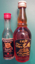 2 bottles bottle cute liquor Café Tia A M Jamaican and grappa Domenis-
show o... - £11.76 GBP