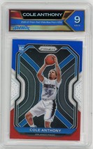 2020 Panini Prizm #292 Cole Anthony Red, White and Blue Prizms UNKNOWN 9 Mint - £38.84 GBP