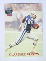 Clarence Verdin Indianapolis Colts 1992 Pro Set Power #281 NFL Football Card - £0.79 GBP