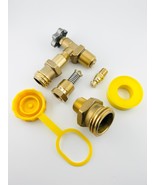 NEW FORKLIFT PROPANE TANK COMPLETE VALVE REPLACEMENT SERVICE BLEEDER FIL... - $80.75 CAD
