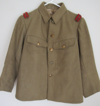 WW2 military JAPANESE jacket wool antique vintage 1940&#39;s coat - £182.74 GBP