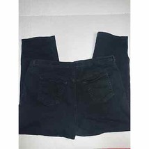 22W Gloria Vanderbilt Amanda Average Jeans Womens Black Denim 42 x 29 St... - $19.41