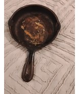 Nice Vintage Cast Iron Fryer Skillet 7 &quot;Made In USA Can&#39;t Make Out Brand  - $14.99