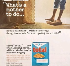 1965 General Mills Total Cereal Advertisement Breakfast Foods Health DWII15 - $29.99