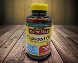 Nature Made Flaxseed Oil 1000 mg Heart Support 180 Softgels  EXP 12/25+ ... - $15.82