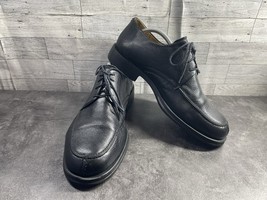 Vineyard Sandro Moscolini Split Toe Oxford Men 9M Shoes Black Leather La... - $27.54