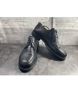 Vineyard Sandro Moscolini Split Toe Oxford Men 9M Shoes Black Leather La... - $509.75 MXN
