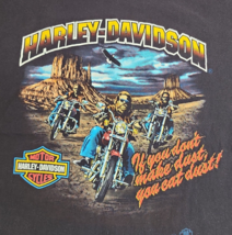 Vtg 1987 Harley Davidson If You Don&#39;t Make Dust You Eat It Shirt Single Stitch L - £79.93 GBP