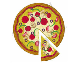 Pizza Pie - Machine Embroidery Design - £2.78 GBP