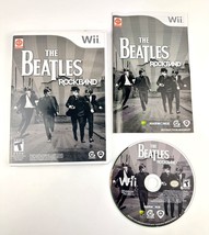 The Beatles: Rock Band Nintendo Wii Video Game w/ Case &amp; Manual, 2007 - £7.89 GBP