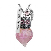 Pink Snow Owl Ash Urn - Love Charms™ Option - £23.68 GBP