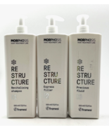 Framesi Morphosis ReStructure Trio Shampoo/Express Filler/Precious Fluid... - $132.51