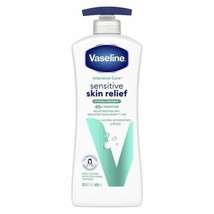 Vaseline Intensive Care Sensitive Skin Relief Non Greasy Body Lotion, 20... - £10.94 GBP