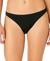California Waves Ribbed Hipster Bikini Swim Bottoms,Black, Small - $12.99