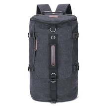 New Large Capacity Rucksack Man Travel Duffle Bag Male Luggage Canvas Bucket Sho - £42.67 GBP