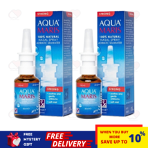 2 X 30ml AQUA MARIS Classic 100% Natural Nasal Spray for Irritated &amp; Dry... - $48.18