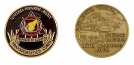 FORT EUSTIS ARMY TRANSPORTATION CORPS SPEARHEAD OF LOGISTICS CHALLENGE COIN - £29.02 GBP