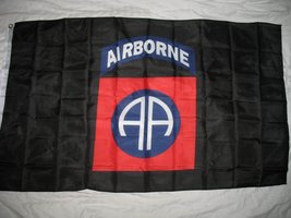 Airborne Black 82Nd Flag 3X5 Superpoly Flag - £9.63 GBP