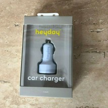 Heyday White USB Car Charger 3.1 Amp 15.5W Fast Charging Speed - £5.31 GBP