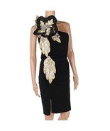 Patricia Field Black, Floral Evening Dress Inspired By Carrie on Sex and... - £23.73 GBP