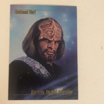 Star Trek Trading Card Master series #11 Lt Worf Michael Dorn - £1.55 GBP