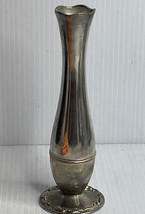 Vintage International Silver Company Silver Plated Bud Vase holder  7" Scalloped - £11.03 GBP