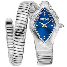Just Cavalli Women&#39;s Ferocious Blue Dial Watch - JC1L306M0015 - £153.03 GBP