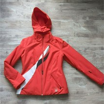 Spyder Womens Red Primaloft XTL 20/20 Red Hooded Ski Snow Insulated Coat Sz 6 - £51.99 GBP