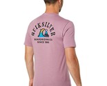 Quiksilver Men&#39;s River Bend Short Sleeve T-shirt in Dusty Orchid-Small - £15.68 GBP