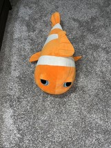 The Petting Zoo CLOWN FISH Nemo orange &amp; white Plush Stuffed Toy 36&quot; - £27.35 GBP