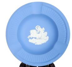 Fluted Tray/Ashtray Pale Blue Jasperware by WEDGWOOD - £10.38 GBP