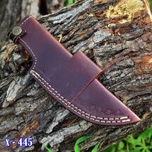 Handmade Fixed blade GenuinE Cow Leather Sheath / Holster /Case / vertic... - $14.06