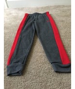 U.S. Polo ASSN. Boys Gray &amp; Red Athletic Jogger Track Pants Size 5/6  - $35.89