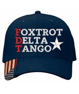Foxtrot Tango Delta Hat Embroidered Donald Trump Hat NAVY Adjustable hat... - $495.41 MXN