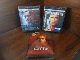 Terminator 2 + Total Recall + Last Action Hero (4K+Blu-ray-No Digital)-Free S&amp;H! - £34.89 GBP